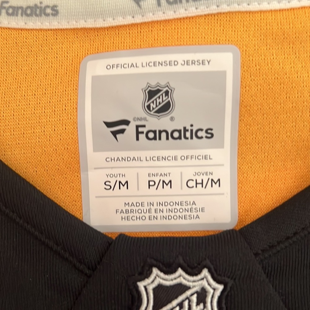 Fanatics Boston Bruins Patrice Bergeron #37 Jersey Youth S/M - Picture 7 of 13